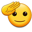 सलामी देता चेहरा