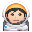 Astronauta: Carnagione Chiara