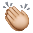 Mani Che Applaudono: Carnagione Medio-Chiara