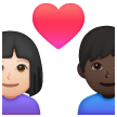 Coppia Con Cuore - Uomo: Carnagione Chiara, Donna: Carnagione Scura