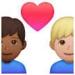 Coppia Con Cuore: Uomo, Uomo, Carnagione Medio-Scura, Carnagione Medio-Chiara