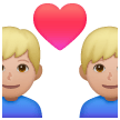 Coppia Con Cuore: Uomo, Uomo, Carnagione Medio-Chiara