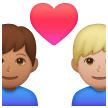 Coppia Con Cuore: Uomo, Uomo, Carnagione Media, Carnagione Medio-Chiara