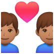 Coppia Con Cuore: Uomo, Uomo, Carnagione Media