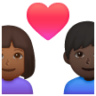 Coppia Con Cuore - Uomo: Carnagione Medio-Scura, Donna: Carnagione Scura
