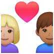 Coppia Con Cuore - Uomo: Carnagione Medio-Chiara, Donna: Carnagione Media