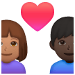 Coppia Con Cuore - Uomo: Carnagione Media, Donna: Carnagione Scura