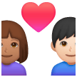Coppia Con Cuore - Uomo: Carnagione Media, Donna: Carnagione Chiara