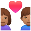 Coppia Con Cuore - Uomo: Carnagione Media, Donna: Carnagione Media