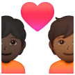 Coppia Con Cuore: Persona, Persona, Carnagione Scura, Carnagione Medio-Scura