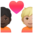 Coppia Con Cuore: Persona, Persona, Carnagione Scura, Carnagione Medio-Chiara