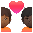 Coppia Con Cuore: Persona, Persona, Carnagione Medio-Scura, Carnagione Scura