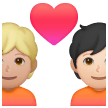 Coppia Con Cuore: Persona, Persona, Carnagione Medio-Chiara, Carnagione Chiara