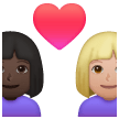 Coppia Con Cuore: Donna, Donna, Carnagione Scura, Carnagione Medio-Chiara