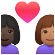 Coppia Con Cuore: Donna, Donna, Carnagione Scura, Carnagione Media