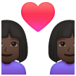 Coppia Con Cuore: Donna, Donna, Carnagione Scura