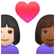 Coppia Con Cuore: Donna, Donna, Carnagione Chiara, Carnagione Medio-Scura