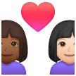 Coppia Con Cuore: Donna, Donna, Carnagione Medio-Scura, Carnagione Chiara