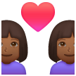 Coppia Con Cuore: Donna, Donna, Carnagione Medio-Scura