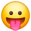 Faccina Che Mostra La Lingua