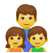 Famiglia: Uomo, Bambina, Bambino