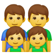 Famiglia: Uomo, Uomo, Bambino, Bambino