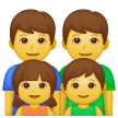 Famiglia: Uomo, Uomo, Bambina, Bambino