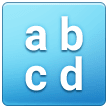 Pulsante Con Lettere Latine Minuscole