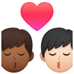Bacio: Uomo, Uomo, Carnagione Medio-Scura, Carnagione Chiara