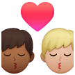 Bacio: Uomo, Uomo, Carnagione Medio-Scura, Carnagione Medio-Chiara