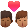 Bacio: Uomo, Uomo, Carnagione Medio-Scura, Carnagione Media