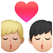 Bacio: Uomo, Uomo, Carnagione Medio-Chiara, Carnagione Chiara