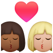 Bacio: Donna, Donna, Carnagione Medio-Scura, Carnagione Medio-Chiara