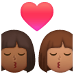Bacio: Donna, Donna, Carnagione Medio-Scura, Carnagione Media