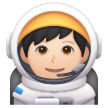Astronauta Uomo: Carnagione Chiara