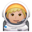 Astronauta Uomo: Carnagione Medio-Chiara
