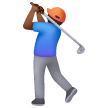 Golfista Uomo: Carnagione Medio-Scura