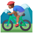 Ciclista Uomo Di Mountain Bike: Carnagione Media