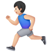 Uomo Che Corre: Carnagione Chiara