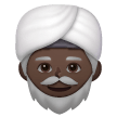 Uomo Con Turbante: Carnagione Scura