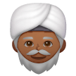 Uomo Con Turbante: Carnagione Medio-Scura