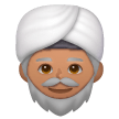 Uomo Con Turbante: Carnagione Media