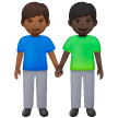 Due Uomini Che Si Tengono Per Mano: Carnagione Medio-Scura, Carnagione Scura