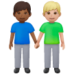 Due Uomini Che Si Tengono Per Mano: Carnagione Medio-Scura, Carnagione Medio-Chiara