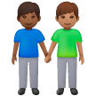 Due Uomini Che Si Tengono Per Mano: Carnagione Medio-Scura, Carnagione Media