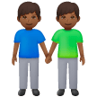 Due Uomini Che Si Tengono Per Mano: Carnagione Medio-Scura
