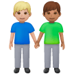 Due Uomini Che Si Tengono Per Mano: Carnagione Medio-Chiara, Carnagione Media