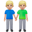 Due Uomini Che Si Tengono Per Mano: Carnagione Medio-Chiara