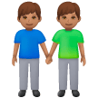 Due Uomini Che Si Tengono Per Mano: Carnagione Media