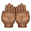 Mani Unite In Alto: Carnagione Medio-Scura